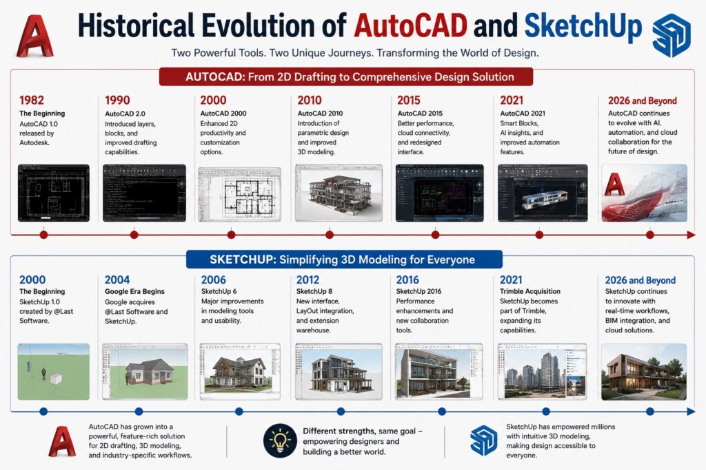 AutoCAD vs SketchUp